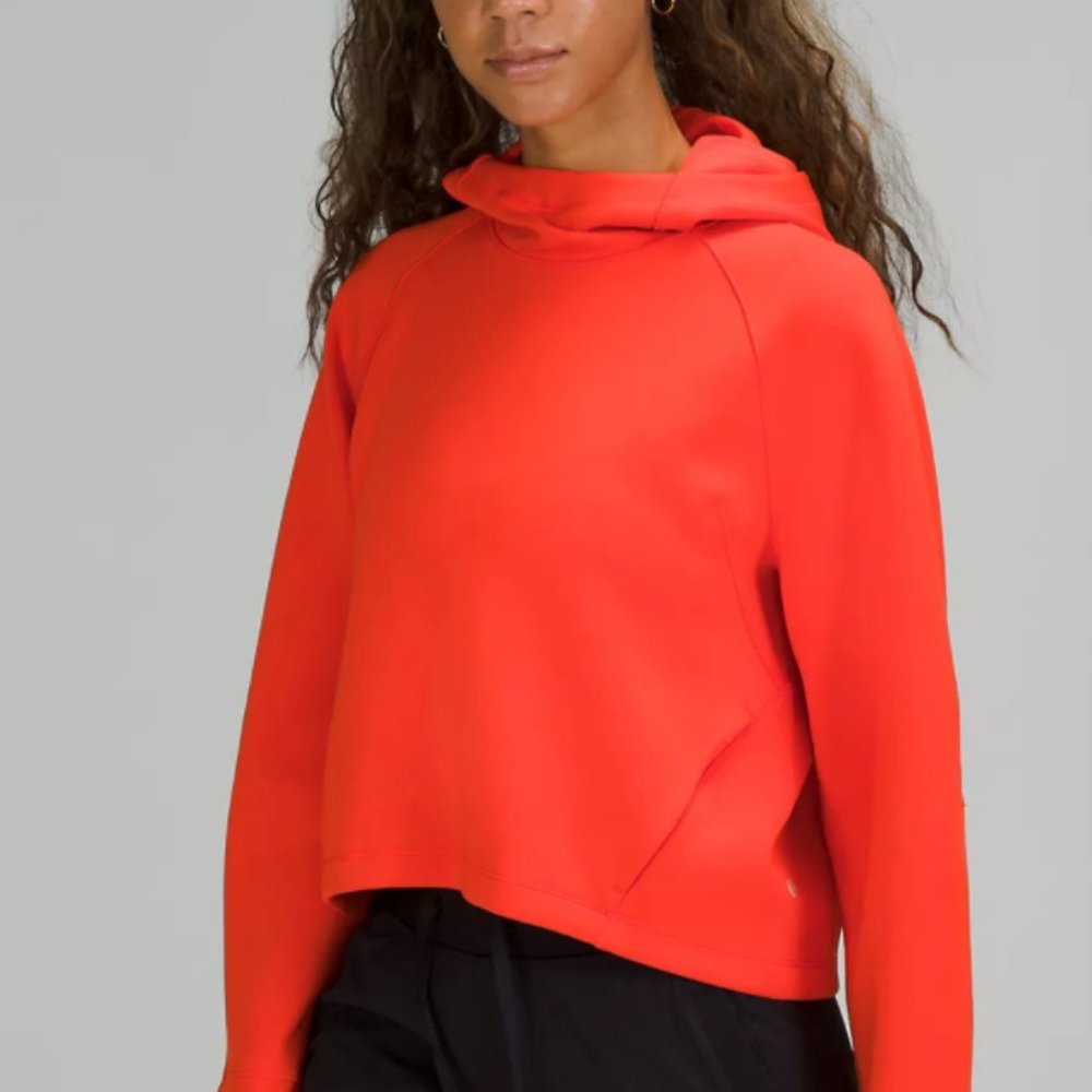 Lululemon AirWrap Modal Pullover Hoodie Autum Red (sold out) Size 10 NWT